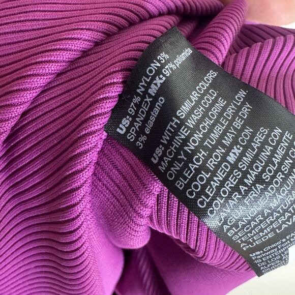 White House Black Market Dress Womens Large baie Rib Knit Sleeveless Midi NWOT - Picture 13 of 13